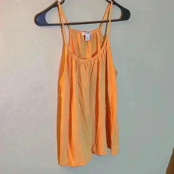 Old Navy tank top, orange, size large - Picture 2 of 6